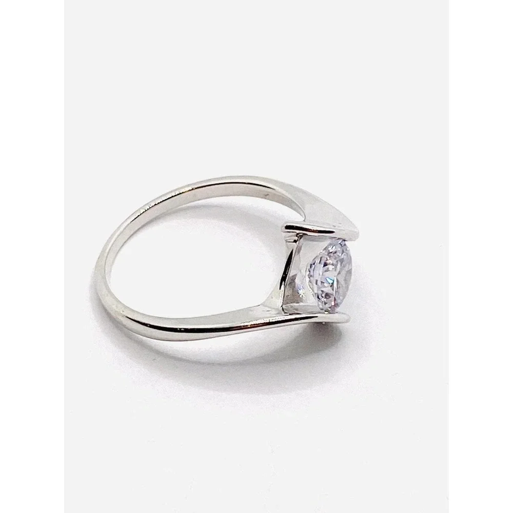 Ring Fashion CZ Semi Mount Size 7.5